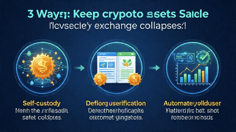 3 Ways to Keep Assets Safe Even if Exchanges Collapse